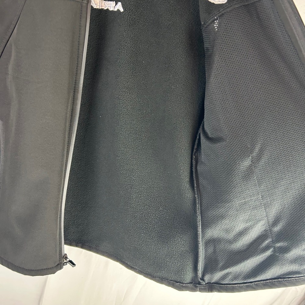 Ariat Black Softshell Jacket Logo Embroidered Ful… - image 11
